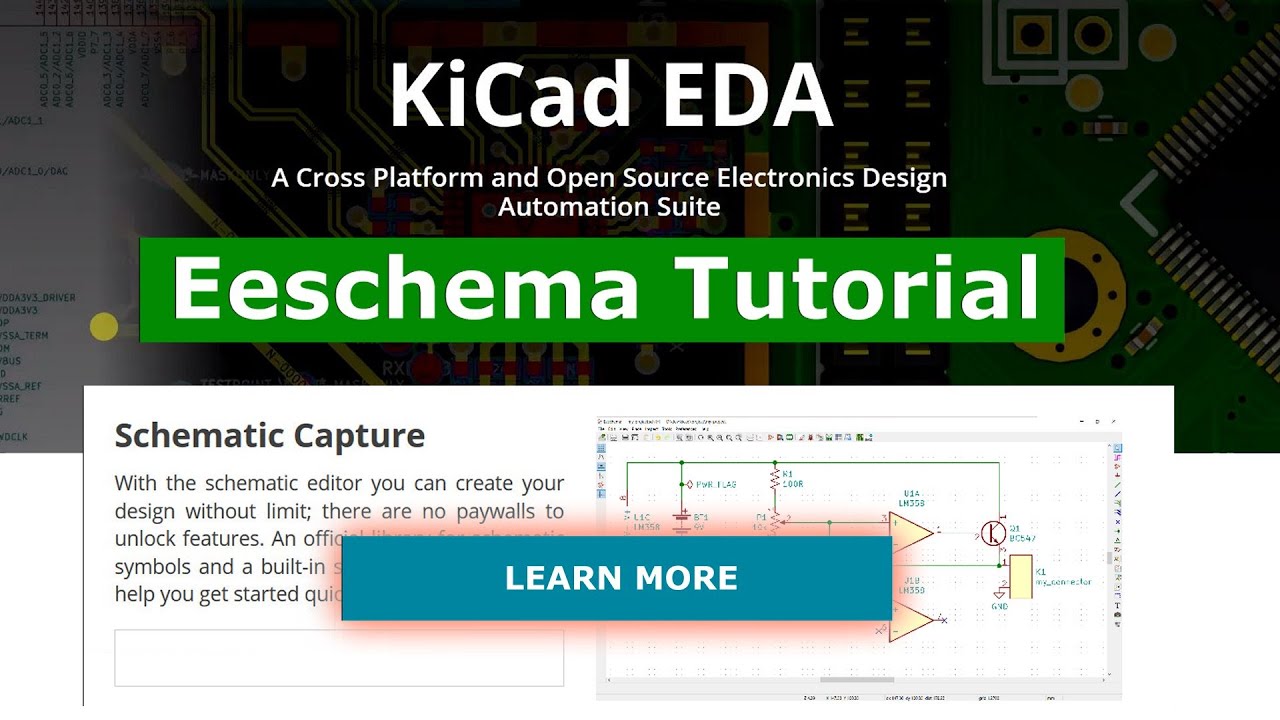 Getting Started with KiCad EDA - Eeschema Schematic Capture
