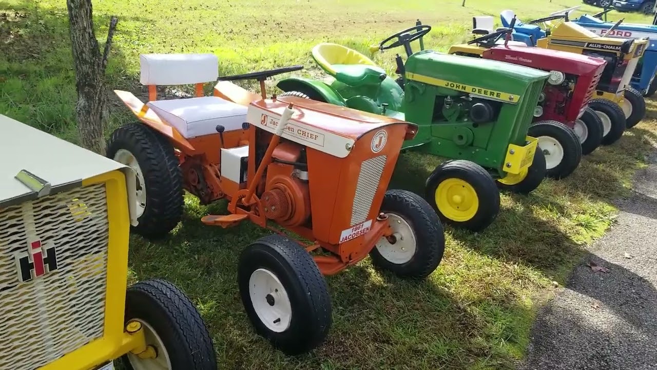 One Man's Garden Tractor Collection at Beech Fork Heron Fest 2021