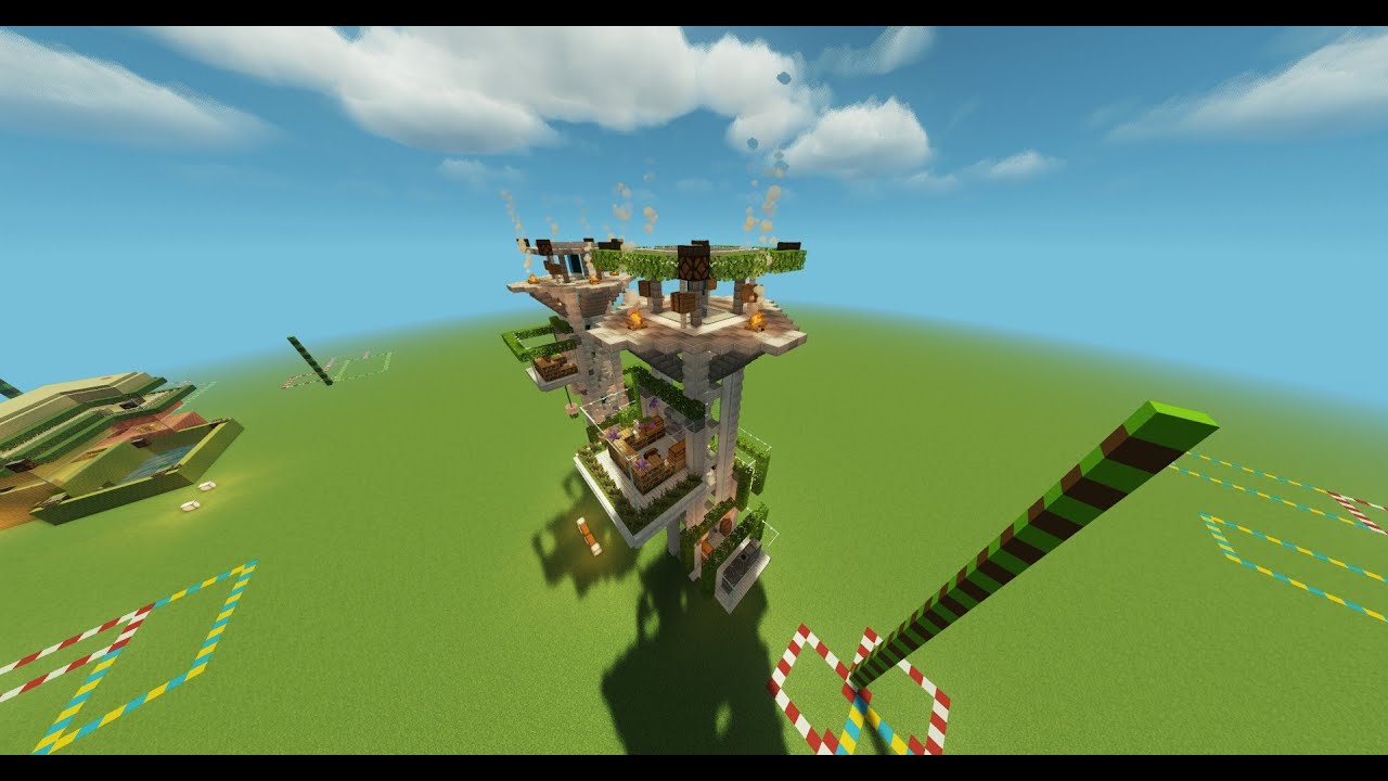 마크 // 만들기 쉬운 계단식 집 // (쉬운 거 맞나....?)