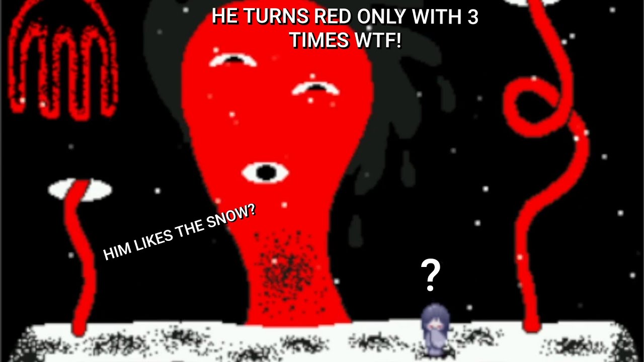 Never use the Snow Woman Effect in the Infinite Road in Yume Nikki
