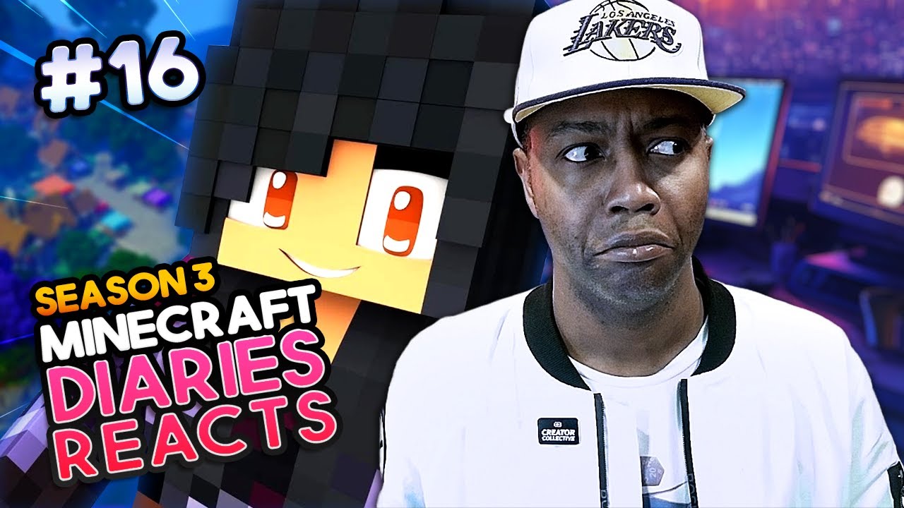 APHMAU Voice Actor Reacts to MINECRAFT DIARIES S3! - Ep 16