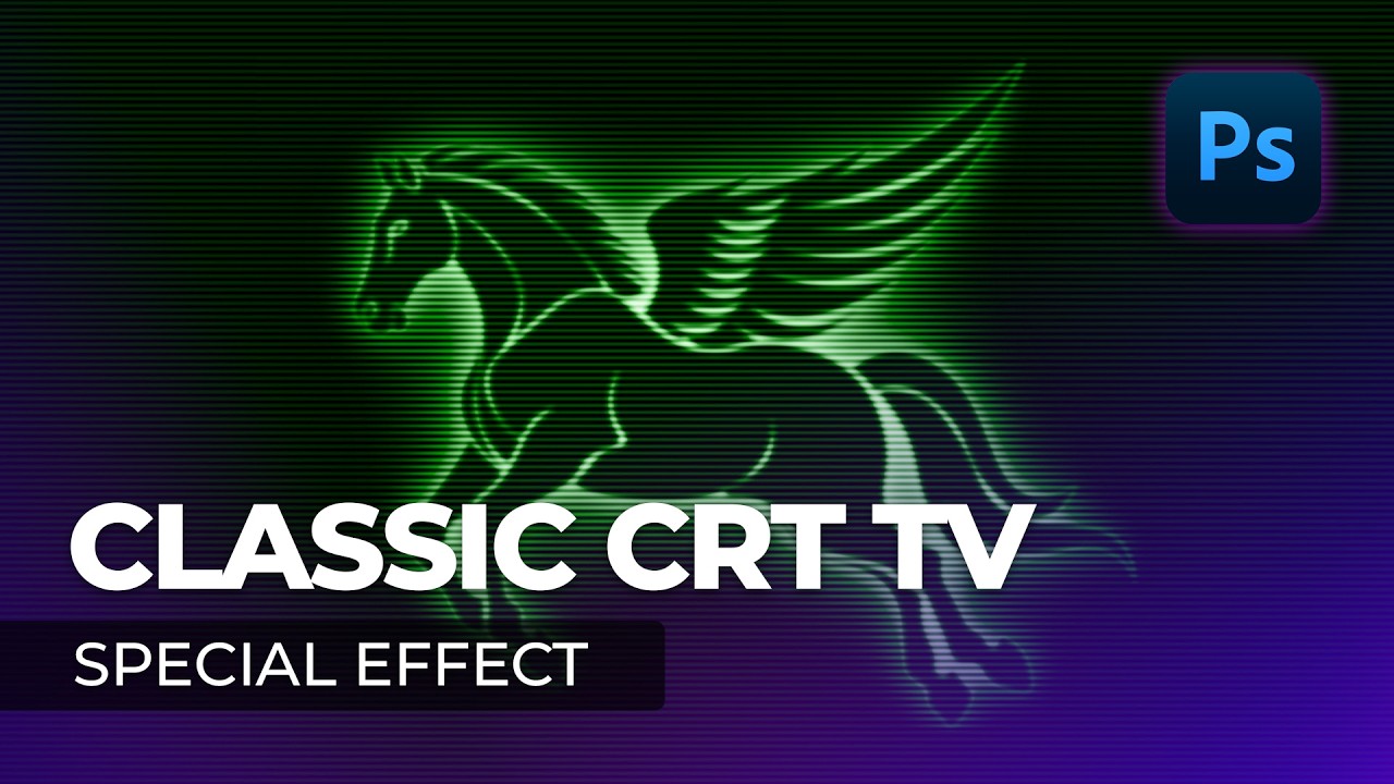 Photoshop: Create a Classic, Retro, CRT Monitor Effect!