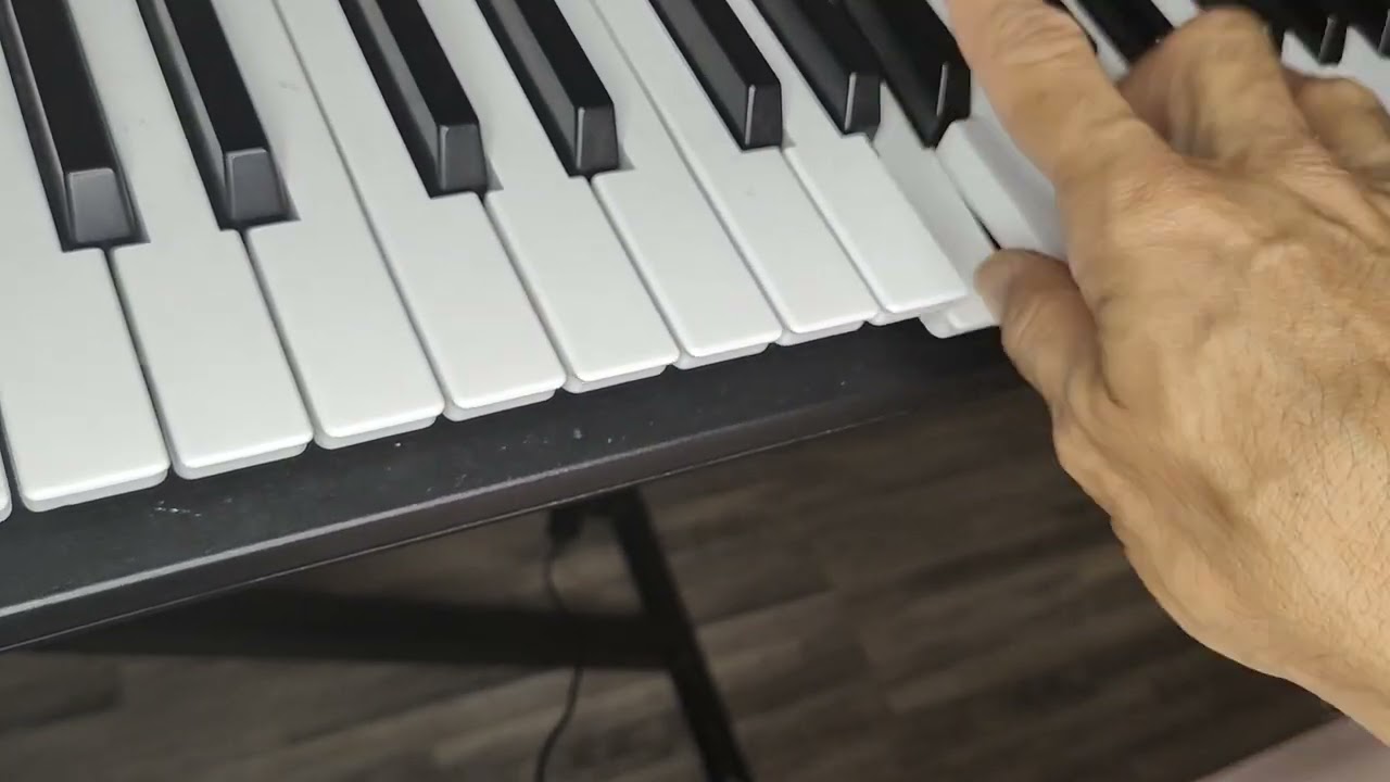 تعلم اغلب تقنيات الاصابع على السانتي فالراي 2 la plupart des techniques sur le synthé