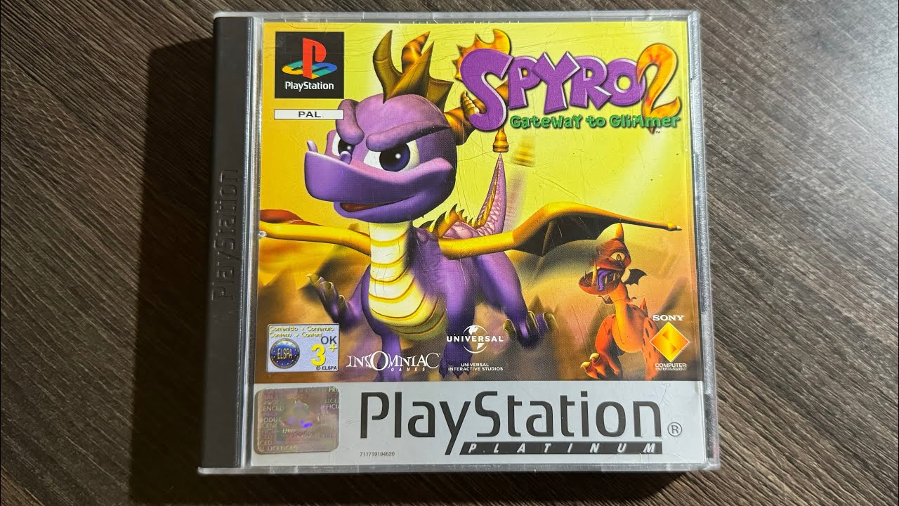 Spyro 2 Gateway to Glimmer for PlayStation (Unboxing)