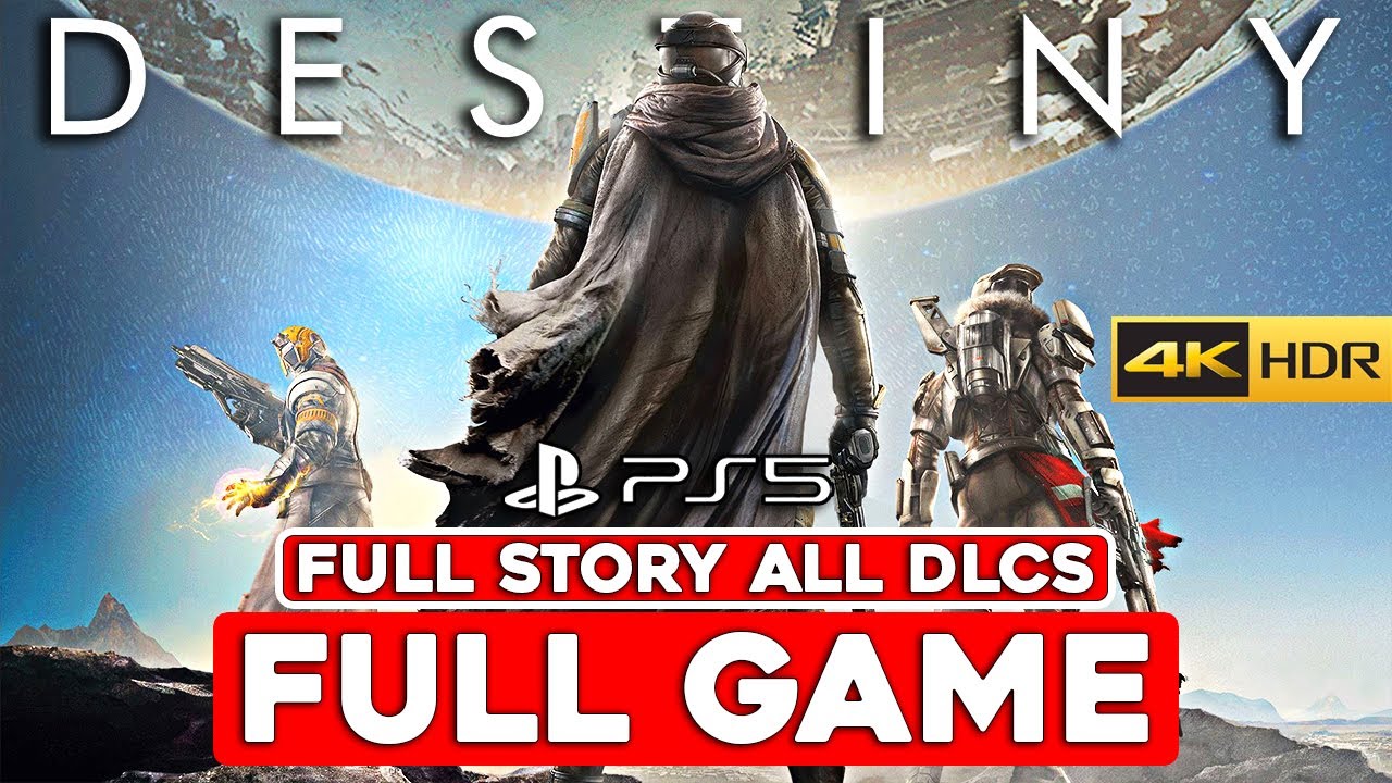 DESTINY 1 (PS5) 4K HDR Gameplay Walkthrough Part 1 FULL GAME STORY - No Commentary (With ALL DLCS)