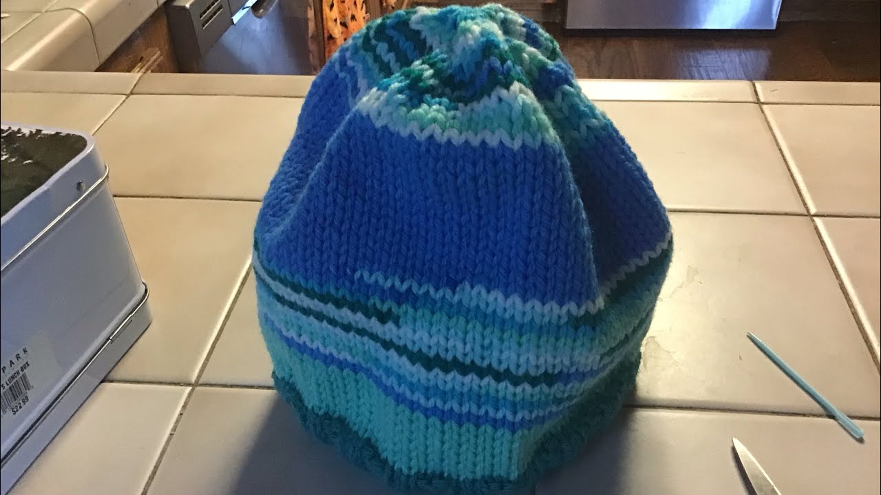 How to knit a basic beanie 