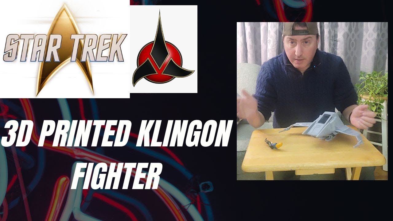 Klingon fighter 3D printing project from Star Trek