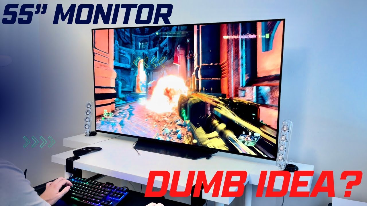 Использование 55-дюймового 4K OLED-телевизора в качестве монитора