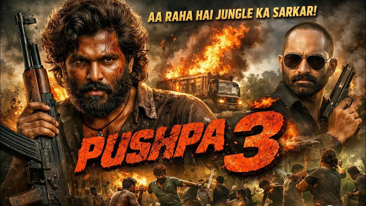 Pushpa 3 - The Rampage Notion Trailer | Allu Arjun' | Rashmika | vijay Devarkonda | Sukumar |2026  