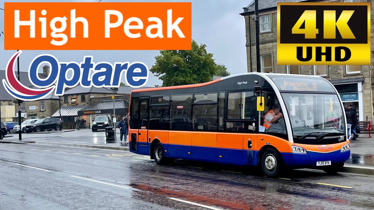 [High Peak Buses: 58 Macclesfield to Buxton via Cat And Fiddle Inn A537 PeakDistrict] Optare Solo SR
