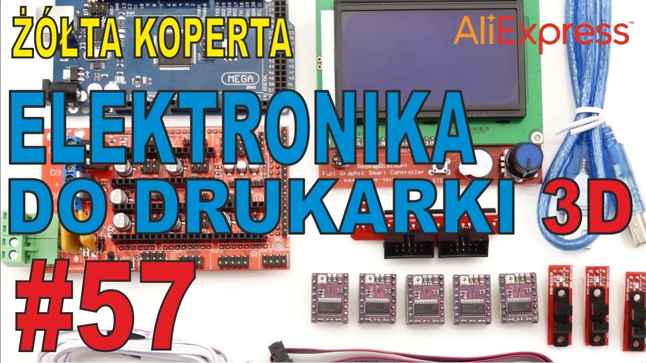 Elektronika do drukarki 3D - Reprap Ramps 1.4 - ŻÓŁTA KOPERTA - #57