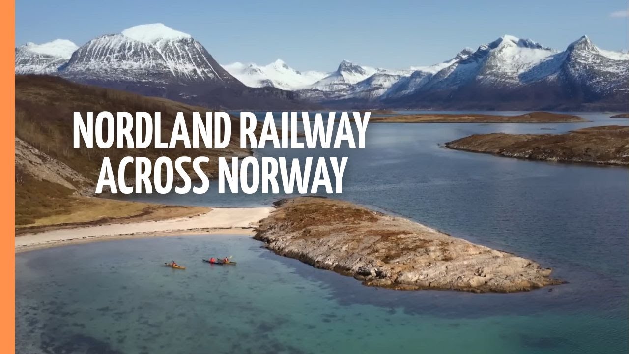 A wintery journey to the Arctic Circle - By Nordland railway across Norway | Full Documentary