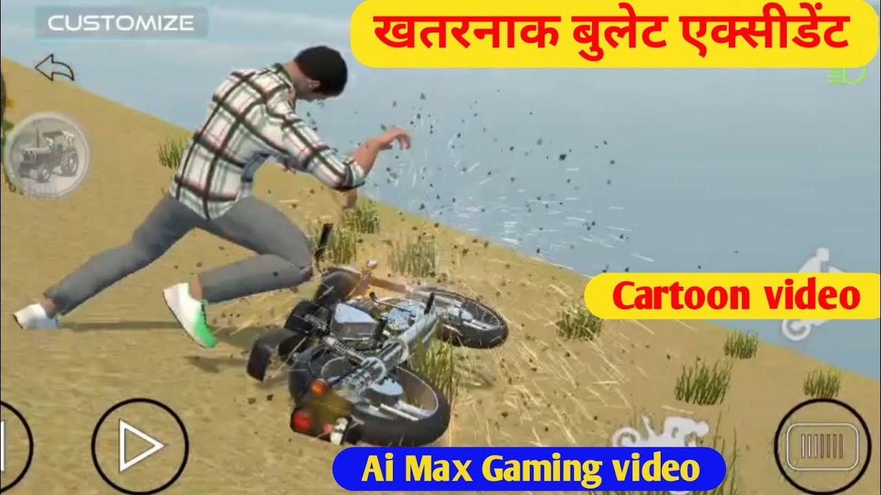 🎯Dangerous Bullet accident // Cartoon_video// bullet game