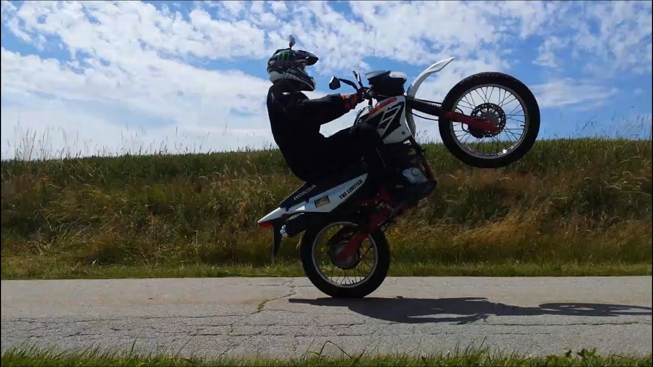 Tutorial #1 Wheelie lernen mit 125ccm - Honda XR 125 L