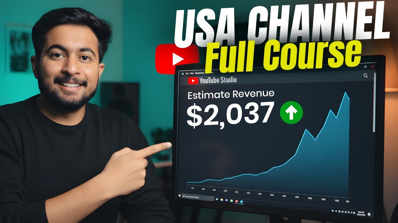 How to make USA Based Youtube Channel (Full Course)