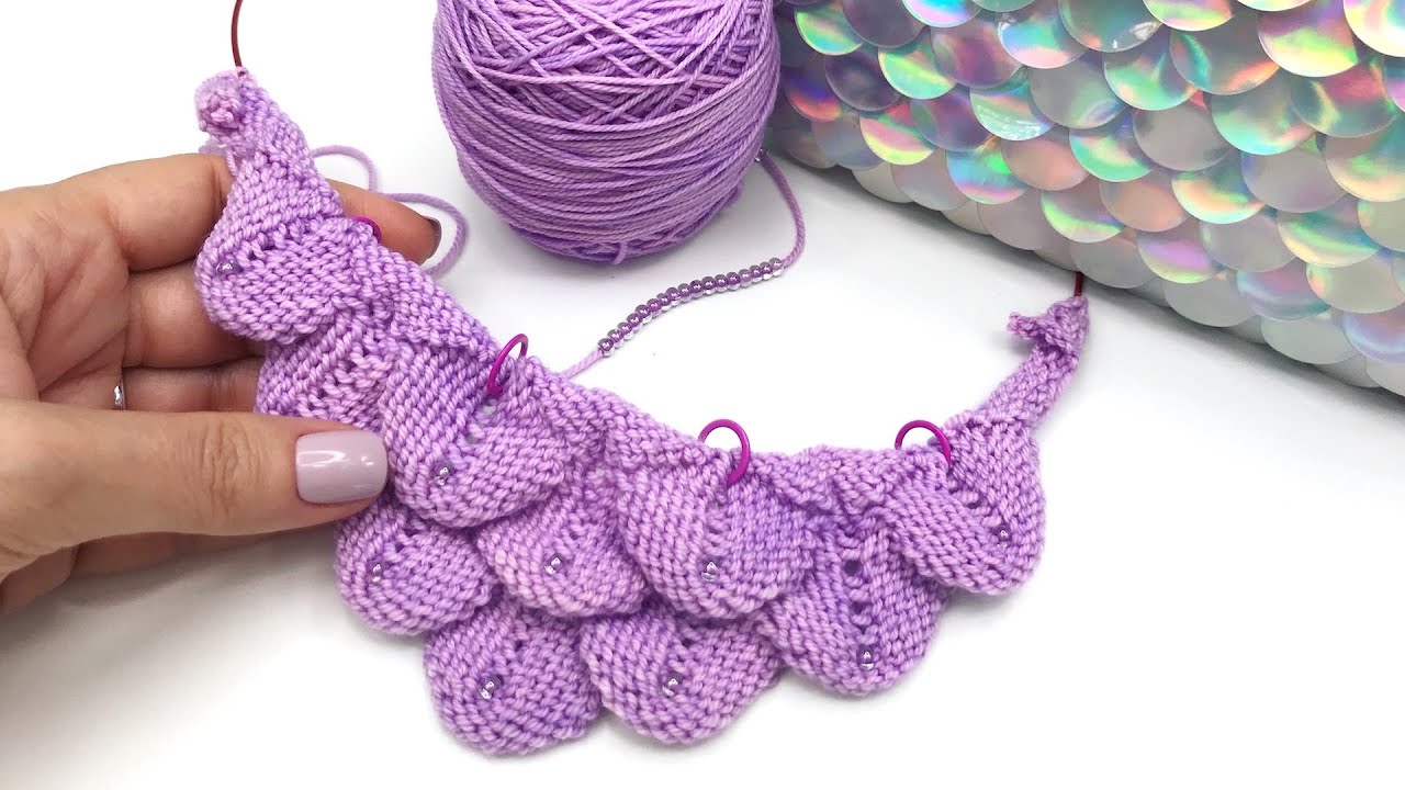 I Am Dragon: Double Cast On & beading