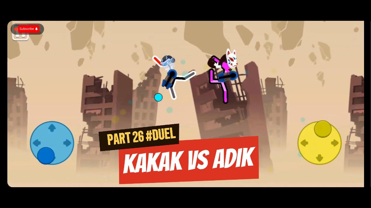 PART 26 KAKAK VS ADIK LATIHAN DUEL! 💥🤺💥🤺 - GAME #supremedueliststickman
