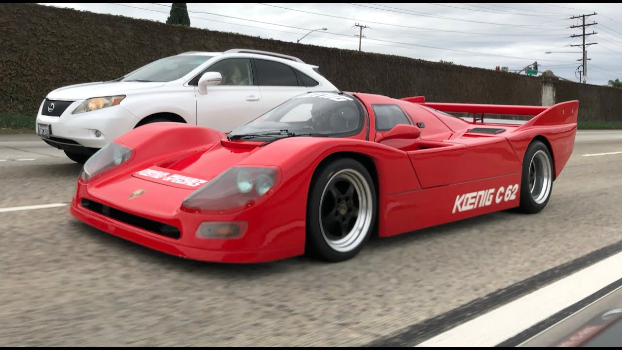 The Koenig C62 is a $1.5M, Street-Legal, Porsche LeMans Racer - One Take