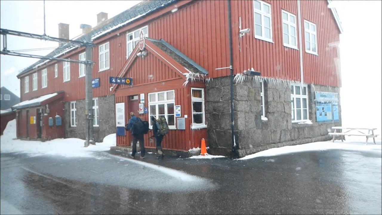 Bergensbanen snowpiercing Myrdal and Finse, Norway