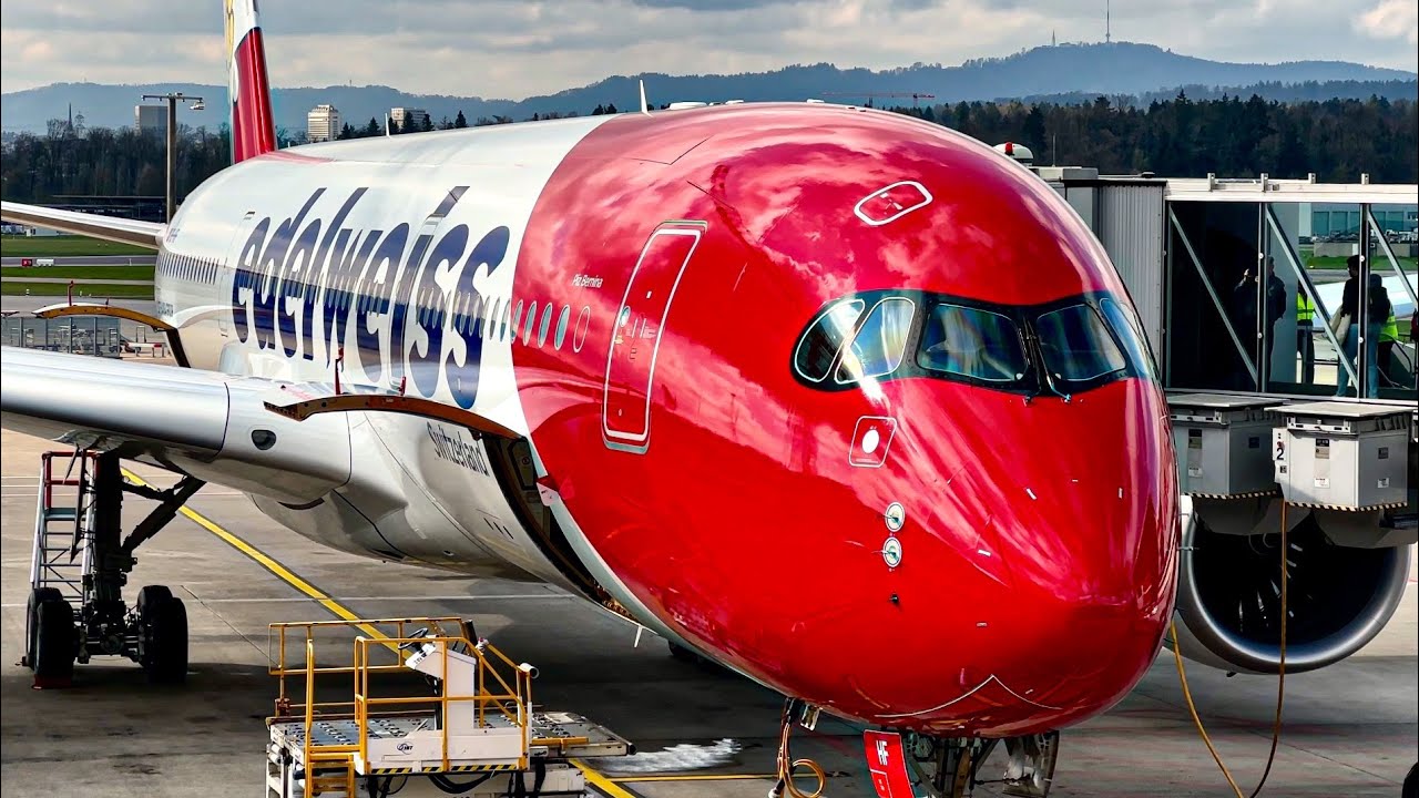 [4K] Edelweiss NEW A350-900 - INAUGURAL Flight Experience to Tenerife!