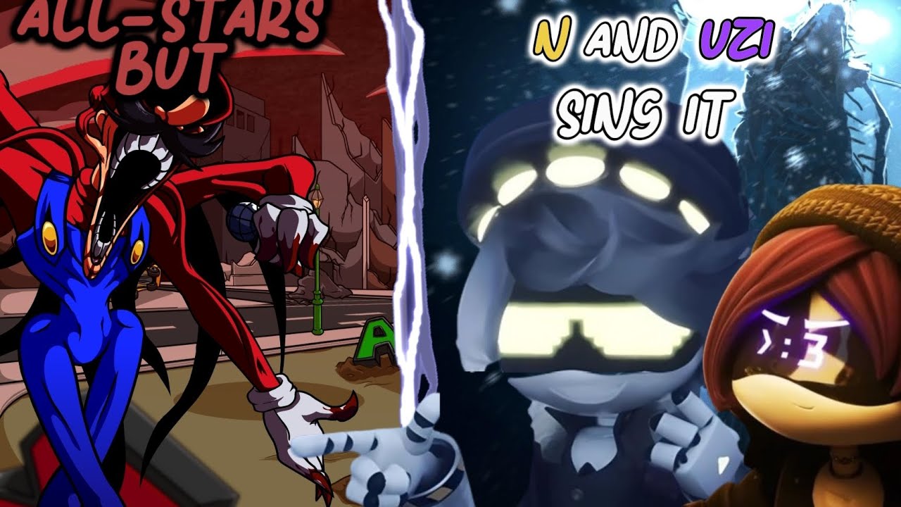 (V2) Mario's Madness: All-Stars but SD-N and Uzi Doorman from Murder Drones sing it!