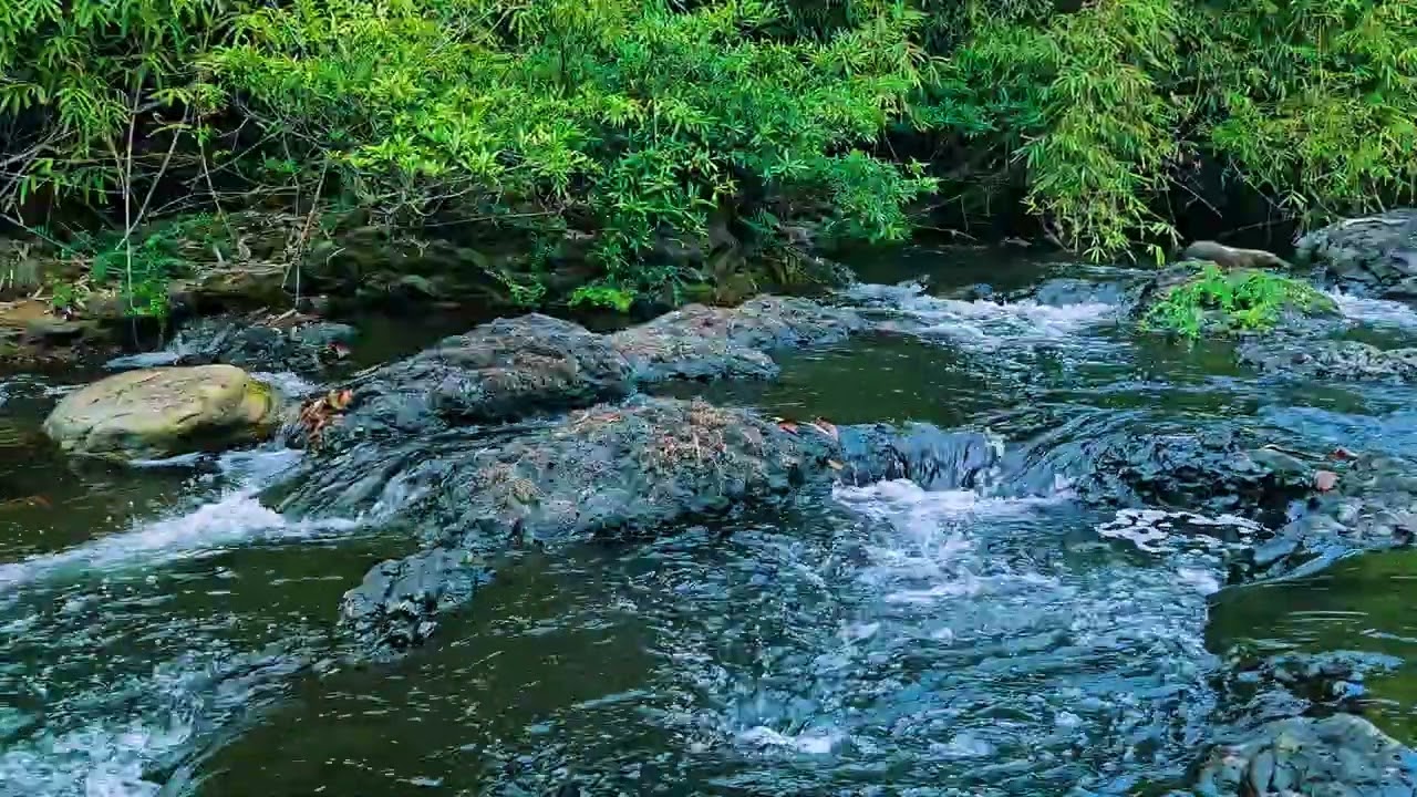 Calm, Meditation, Studying, Stress Relief With Original River Waterfall Sounds #028