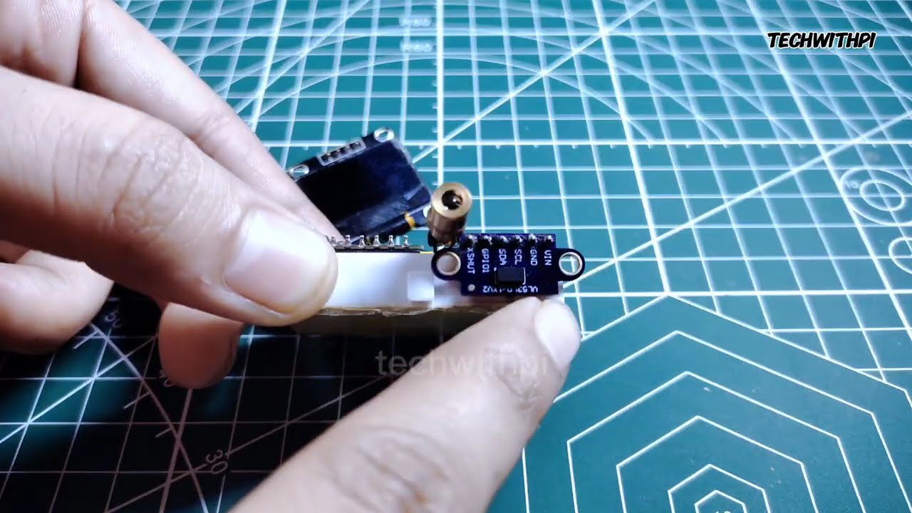 Laser Pointing Distance Meter | Camera-Style ESP32-C3 Build #ESP32C3#LaserDistanceMeter