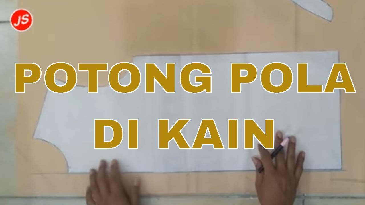 Memotong Pola Pada Kain ~ Tutorial Pola Jiplak Kemeja Pria Lengan Pendek Part 2