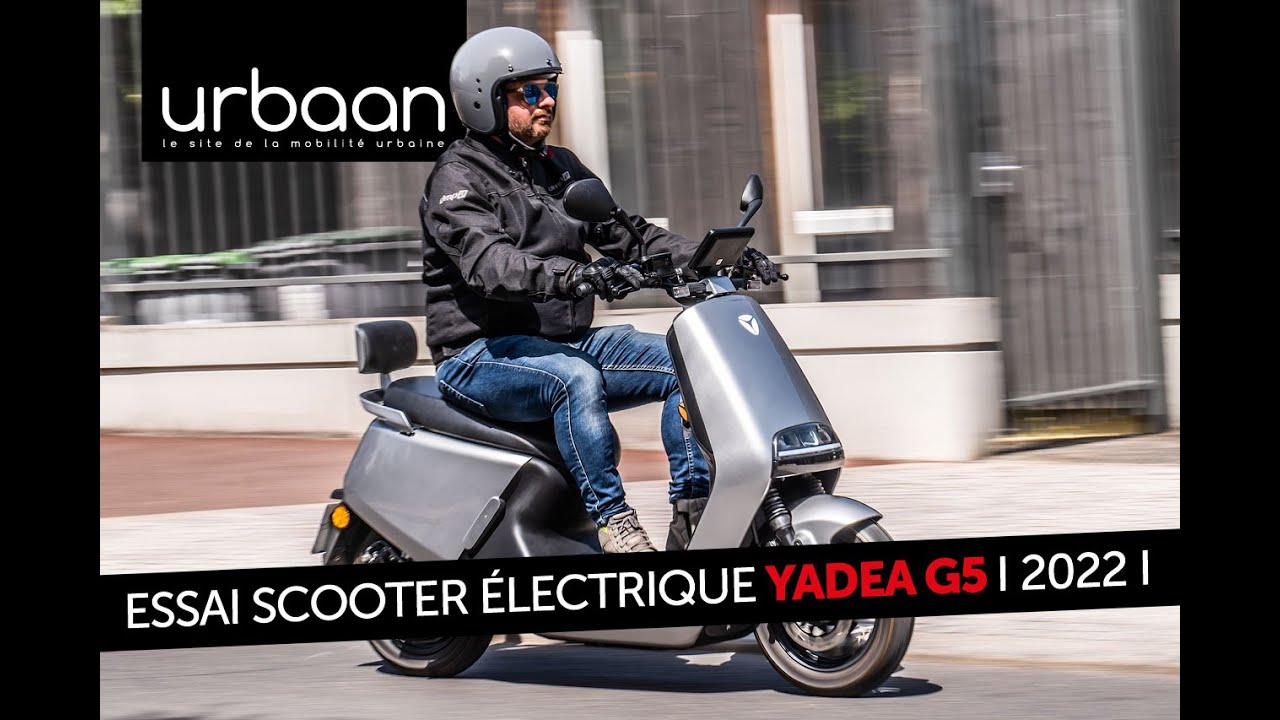 Essai scooter &eacute;lectrique Yadea G5 - 2022 - urbaanews