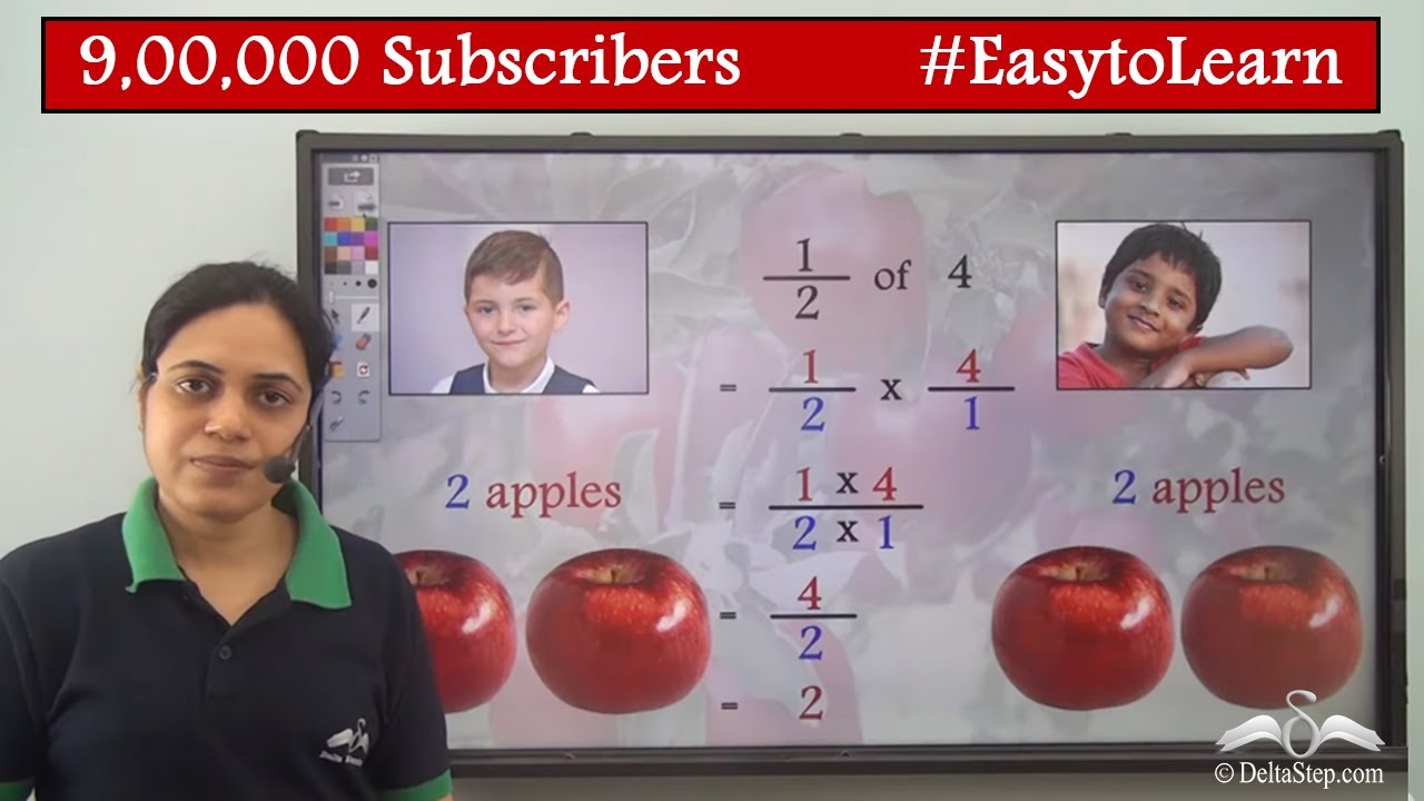 Multiplication of a fraction with a whole number | Class 5 | CBSE | NCERT | ICSE