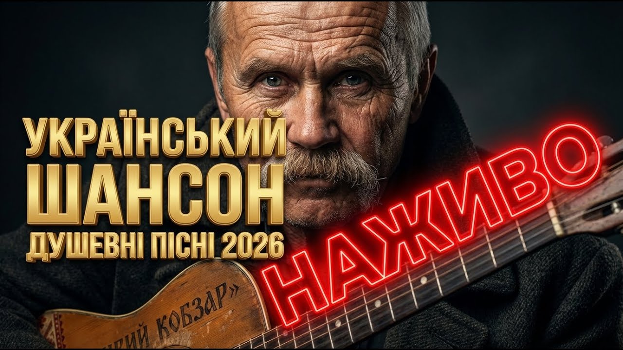 💫 Український шансон — пісні для душі — спокійний стрім • • Сивий Кобзар LIVE