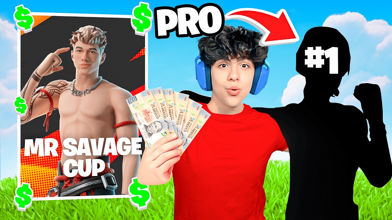 Contraté a un PRO para GANAR la FNCS de MrSavage! (SKIN GRATIS)