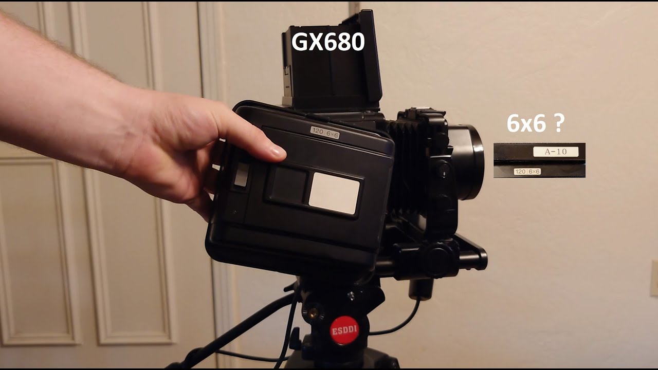Fuji GX680 camera with 6x6 film back