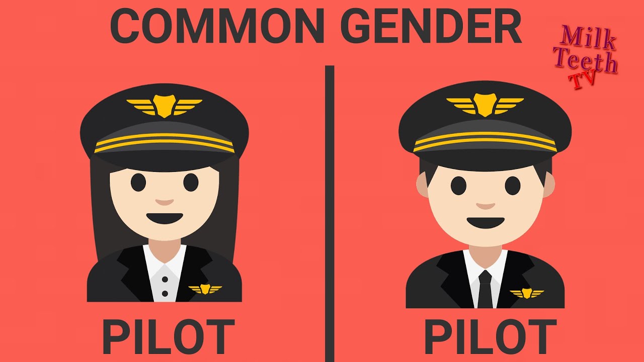 Learn Common Gender with Pictures | Genders in English Grammer | Common Gender vocabulary