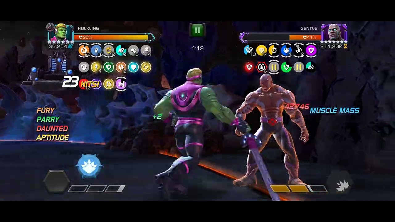 AQ Nightmare Raids Gentle boss (right path) - dmg cap with Hulkling