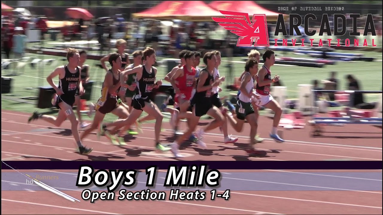 2022 TF - Arcadia Invite - Mile Run (юноши, открытая секция, 4 заезда)