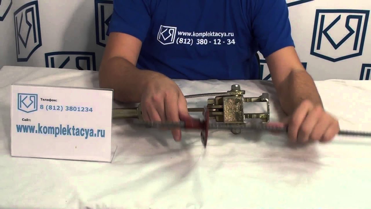 Пружинный зажим и ключ для пружинного зажима