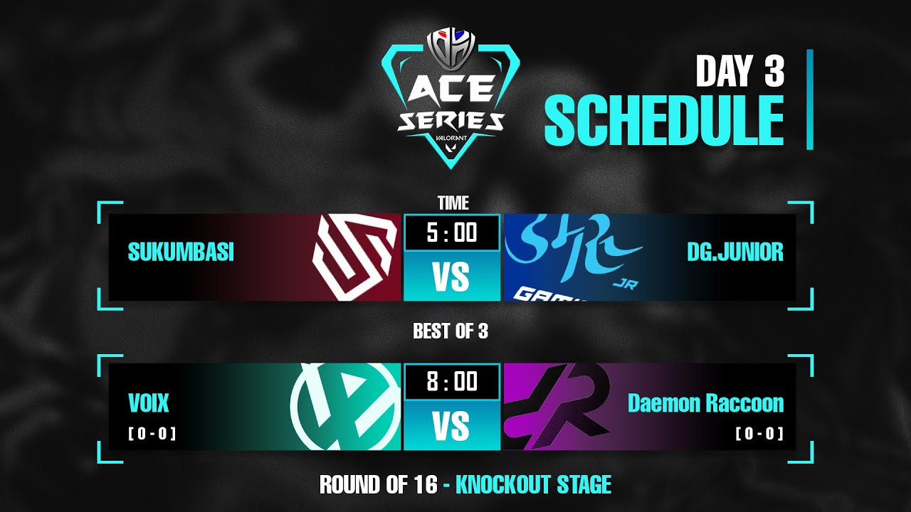 🔴VOIX VS DAEMON RACCON || DREAMHACKERS ACE SERIES VALORANT  ROUND OF 16  DAY 3 || MrHybrid