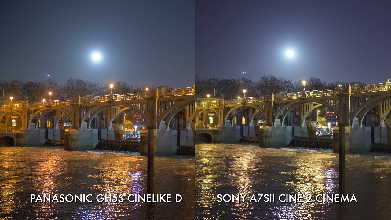 Low light comparison: GH5s vs A7SII vs A7RIII