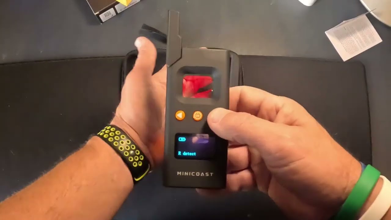 Hidden Camera Detector Anti Spy Device Detector - Review