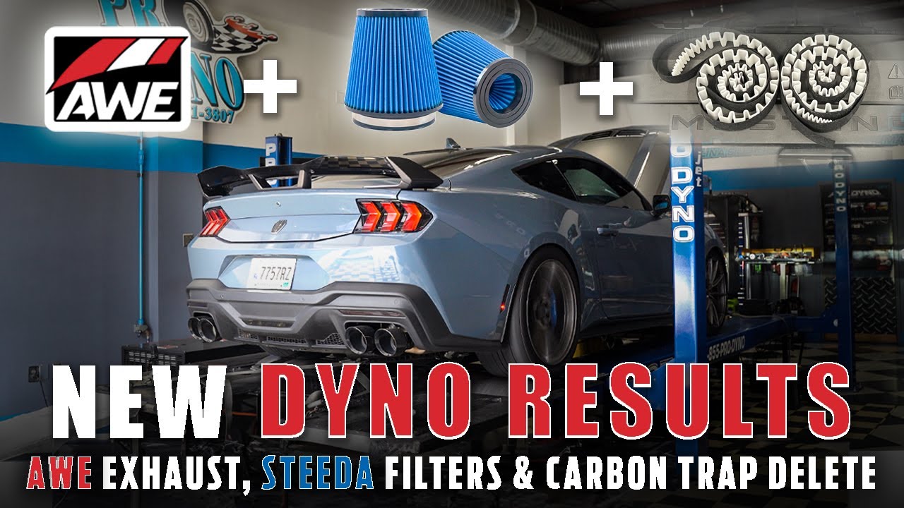 Dark Horse Dyno GAINS после удаления выхлопных газов, фильтров и углеродной ловушки!