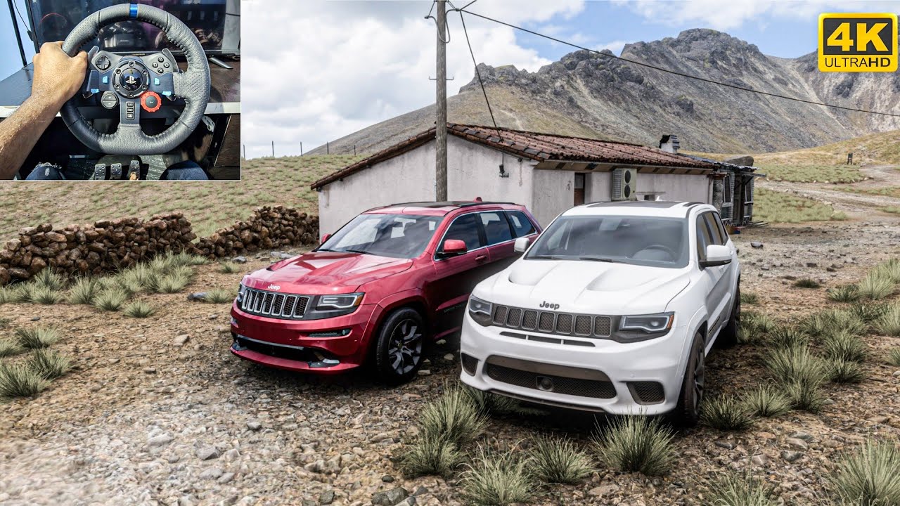Jeep Grand Cherokee SRT 2017 & Jeep Grand Cherokee SRT 2014 | Forza Horizon 5 | Steering wheel 