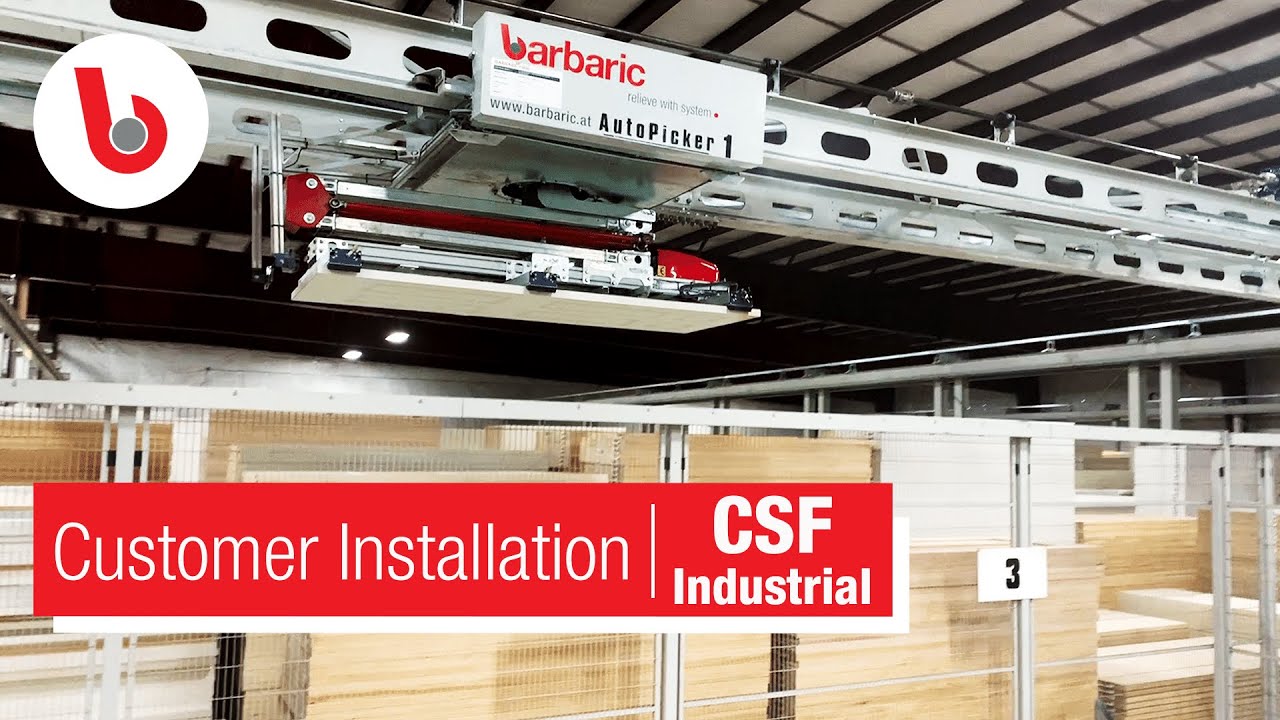 Barbaric CSF Industrial // Automated Panel Storage and Retrieval System // Customer Installation