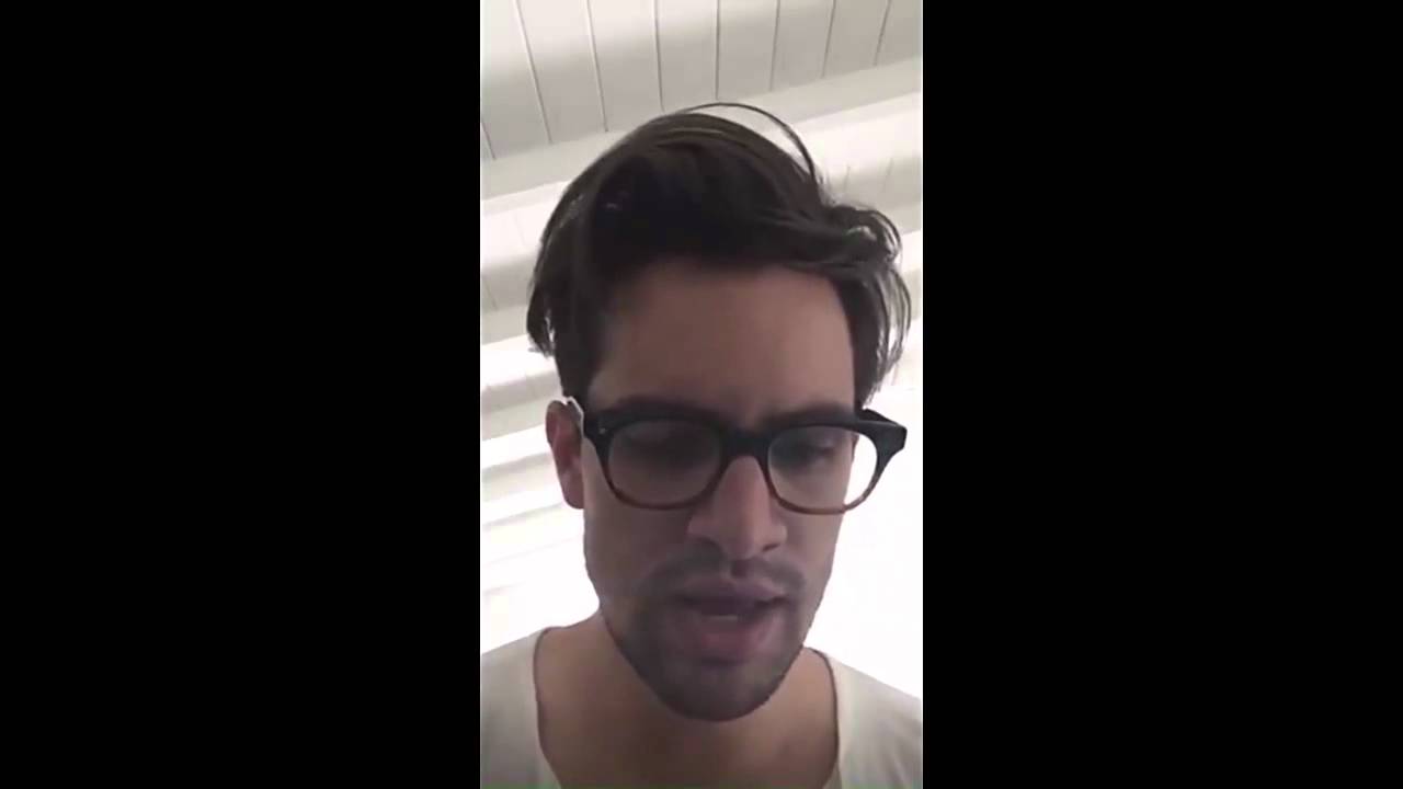 Brendon Urie singing 