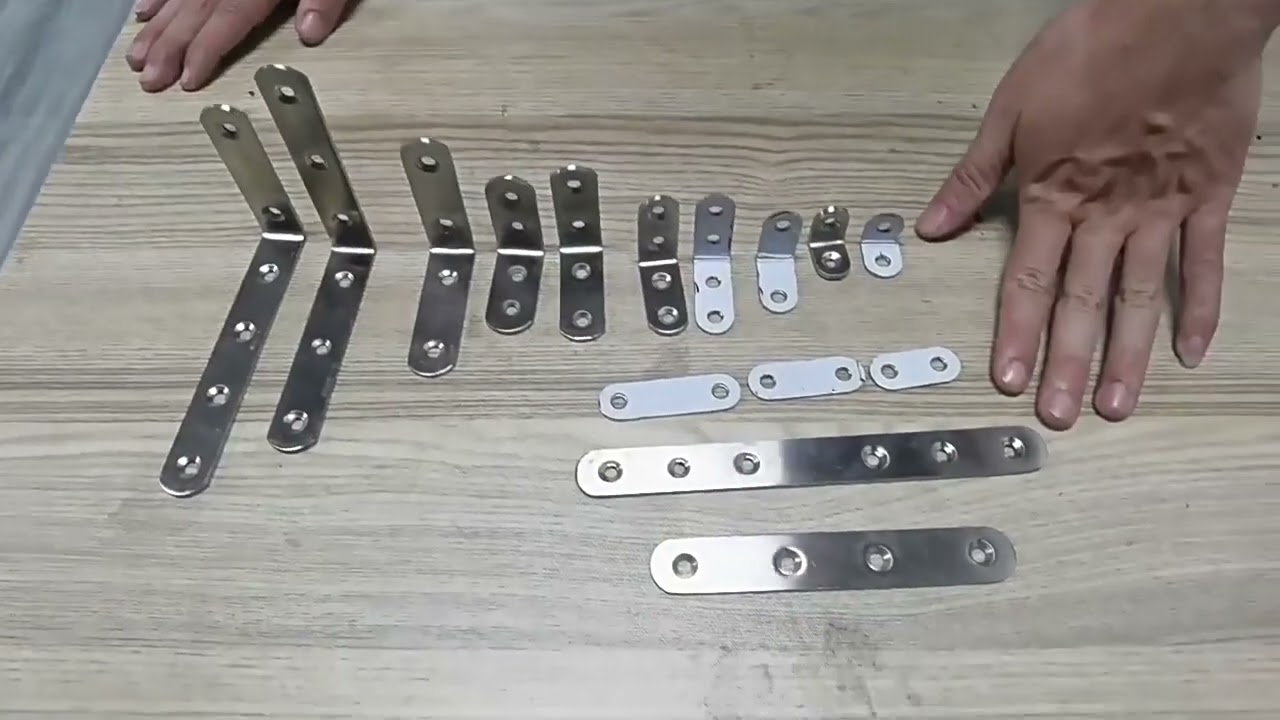 Stainless Steel Flat Mending Plate Bracket Straight Repair Bracket Corner Brace