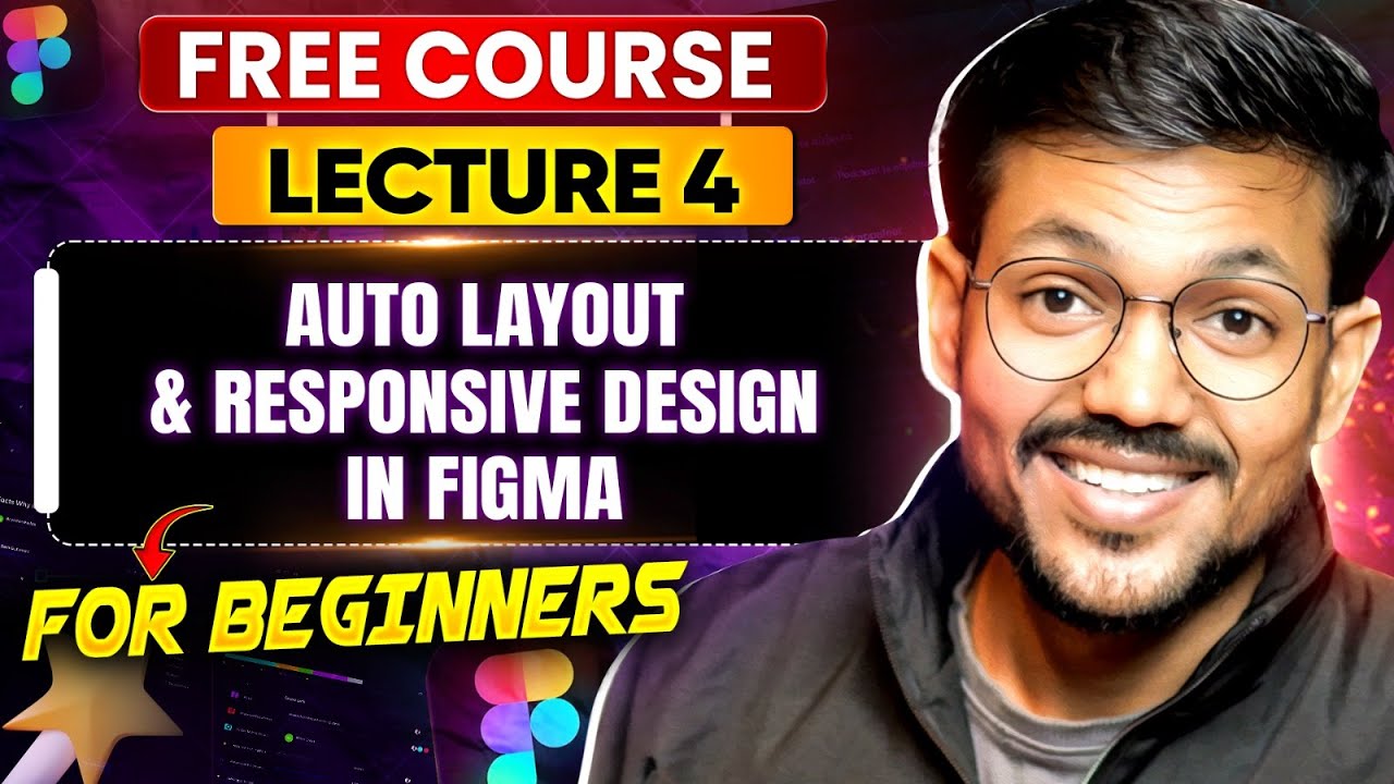 Lecture 4 : Auto Layout & Responsive Design in Figma | UIUX | Figma Tutorial for Beginners