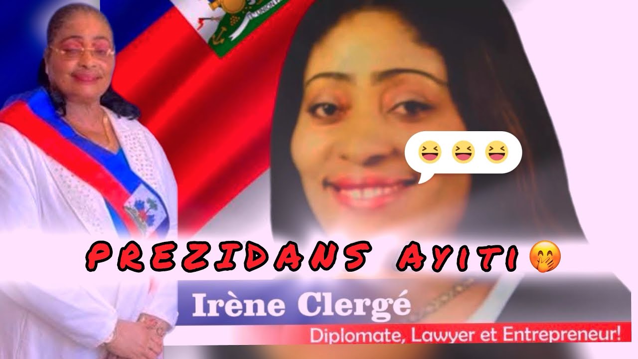 🔵🔴PREZIDAN AYITI: IRÈNE CLERGÉ, se Chwa PWOFESÈ KI TE PRAN SOUFLÈT OKAP LA ,ak yon gwoup ENDIVIDI.