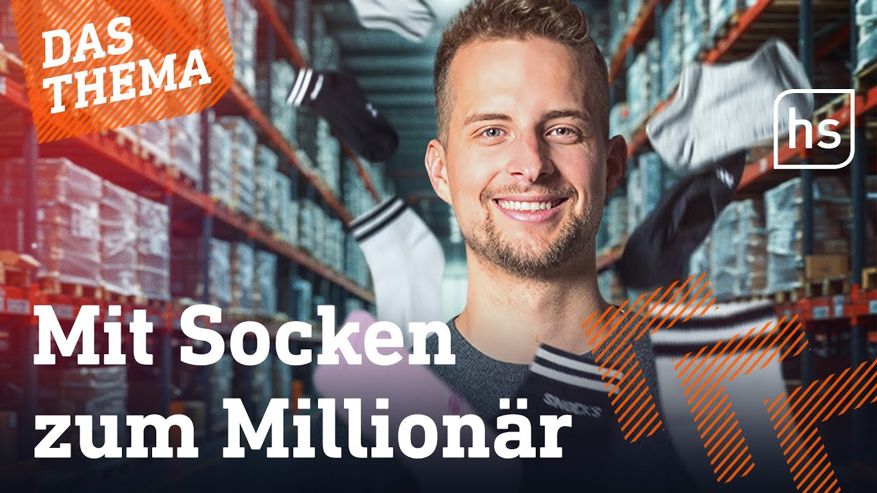 130 Mitarbeiter und 80 Mio. Euro Jahresumsatz durch seine Socken-Idee | hessenschau DAS THEMA