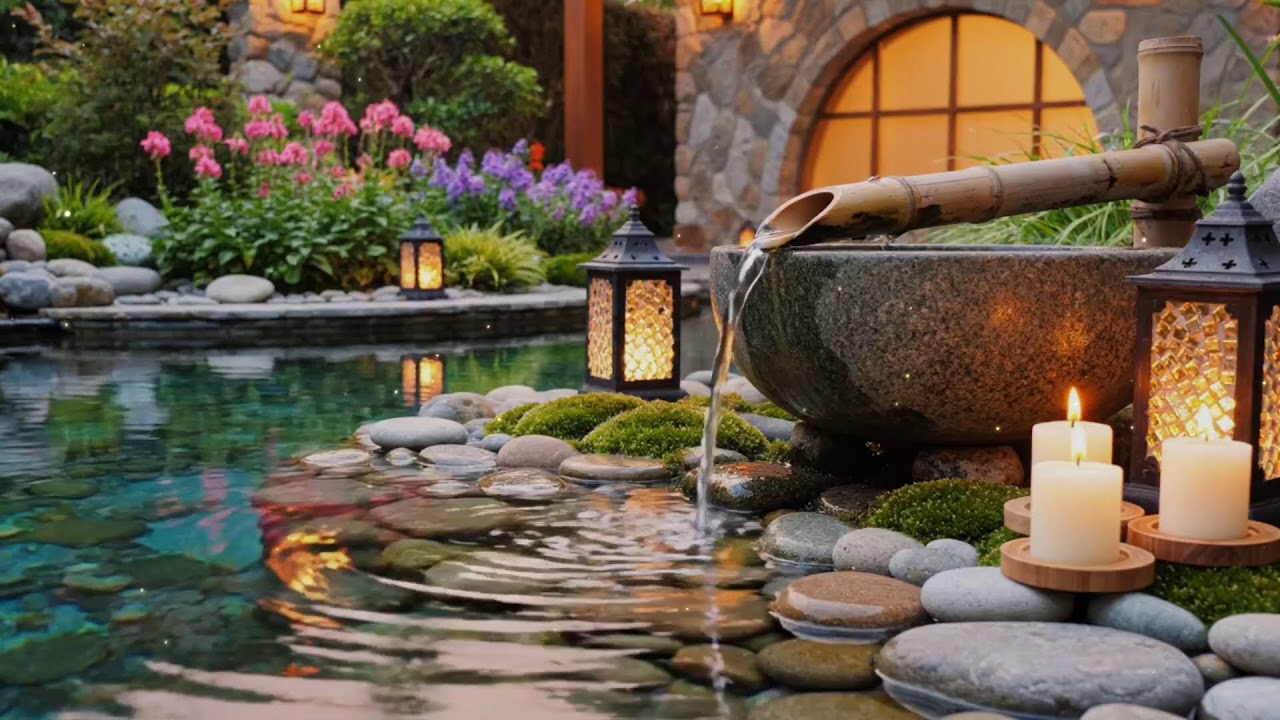 Soothing Piano Music with Gentle Water 🌿 Meditation, Study & Deep Sleep