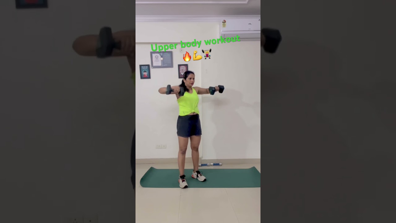 Upper body workout🔥💥💪🏋️‍♀️